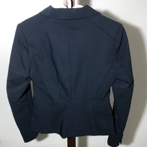 H&M Navy blue fitted blazer - Size 6 - Picture 2 of 7